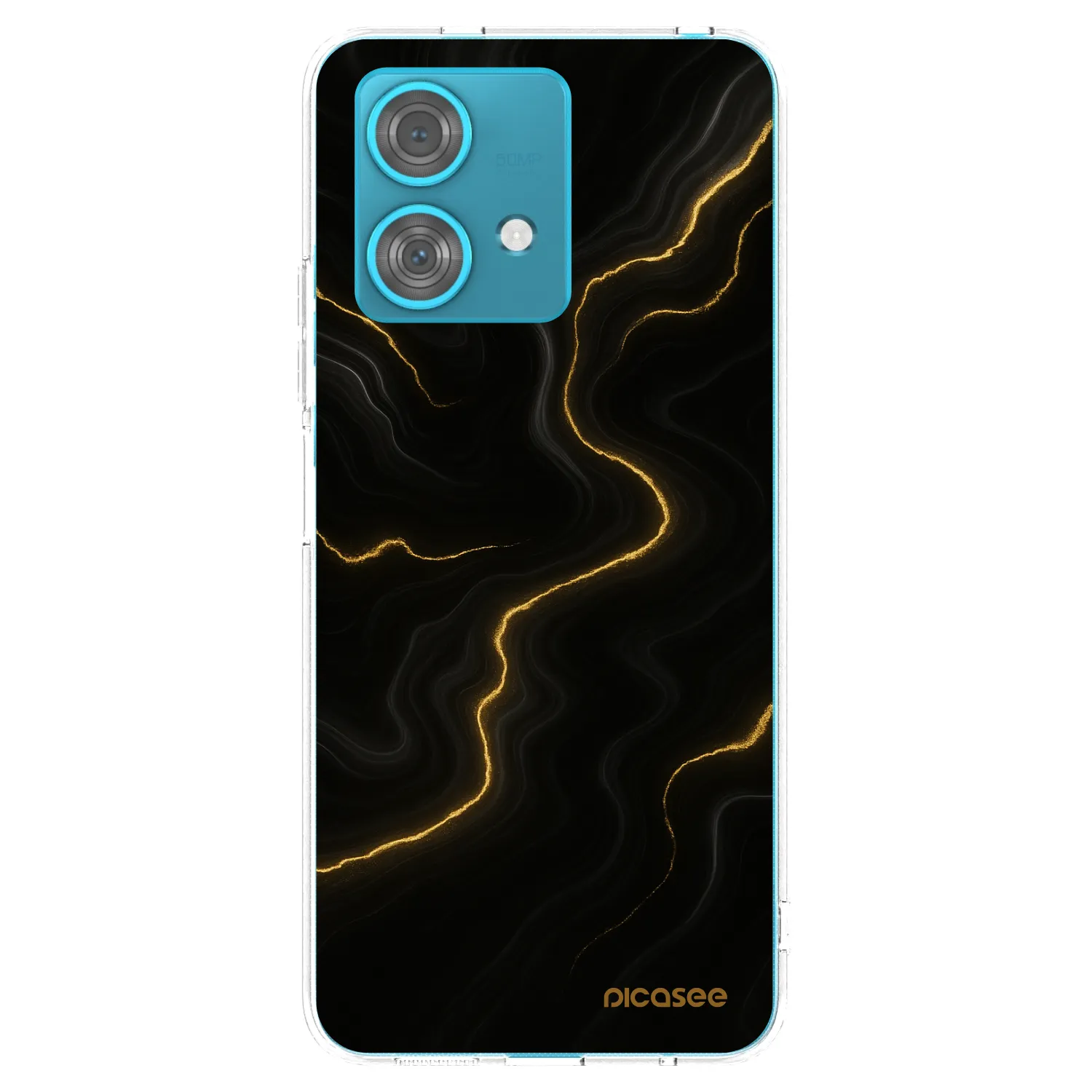 Picasee silikonski prozorni ovitek za Motorola Edge 40 Neo - Thunder