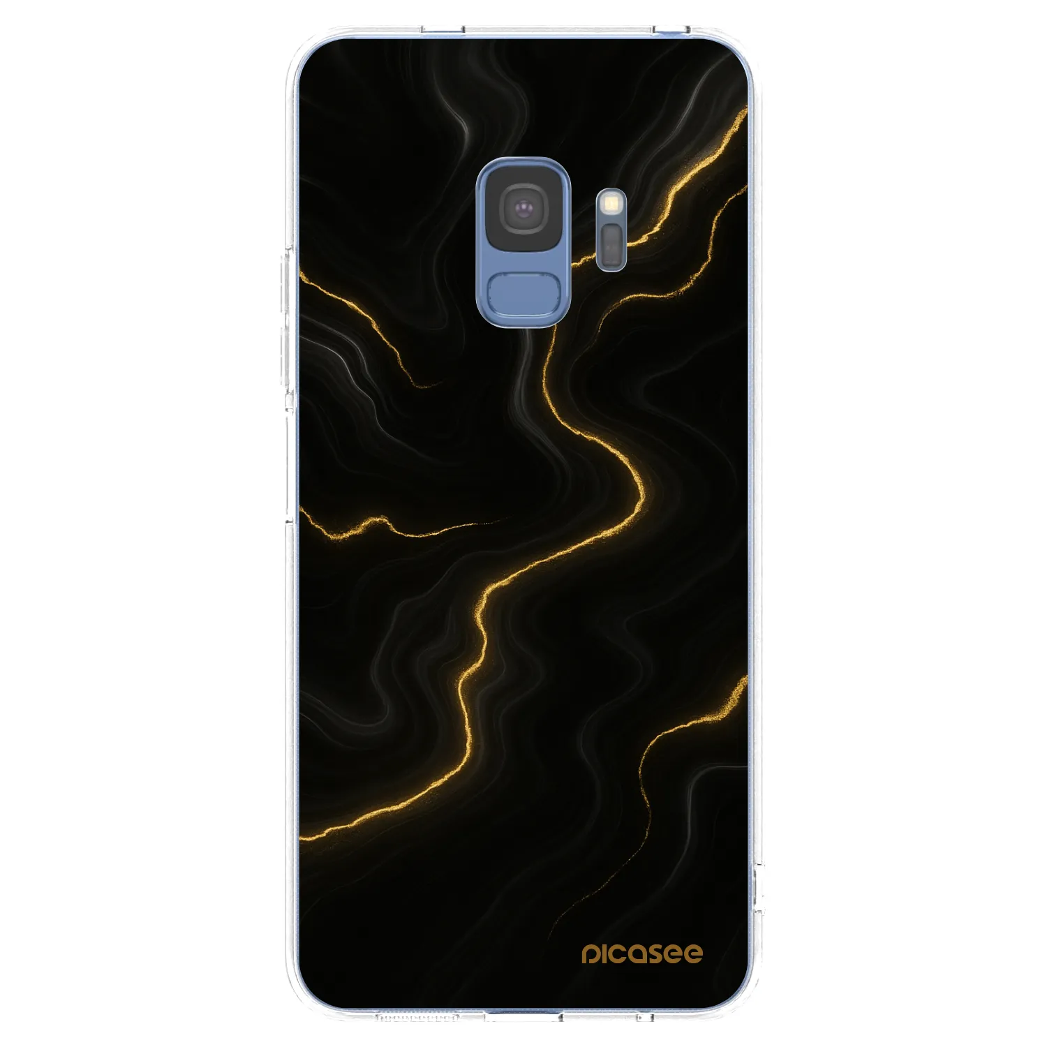 Picasee silikonski prozorni ovitek za Samsung Galaxy S9 G960F - Thunder