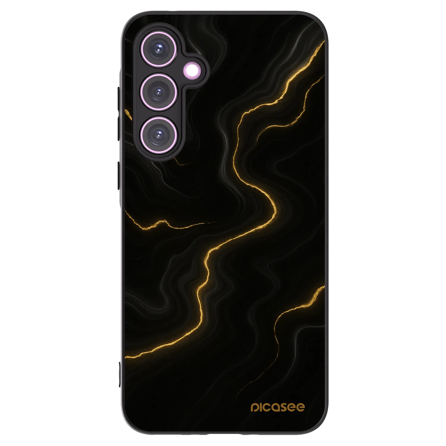 Picasee silikonski črni ovitek za Samsung Galaxy A35 5G A356B - Thunder