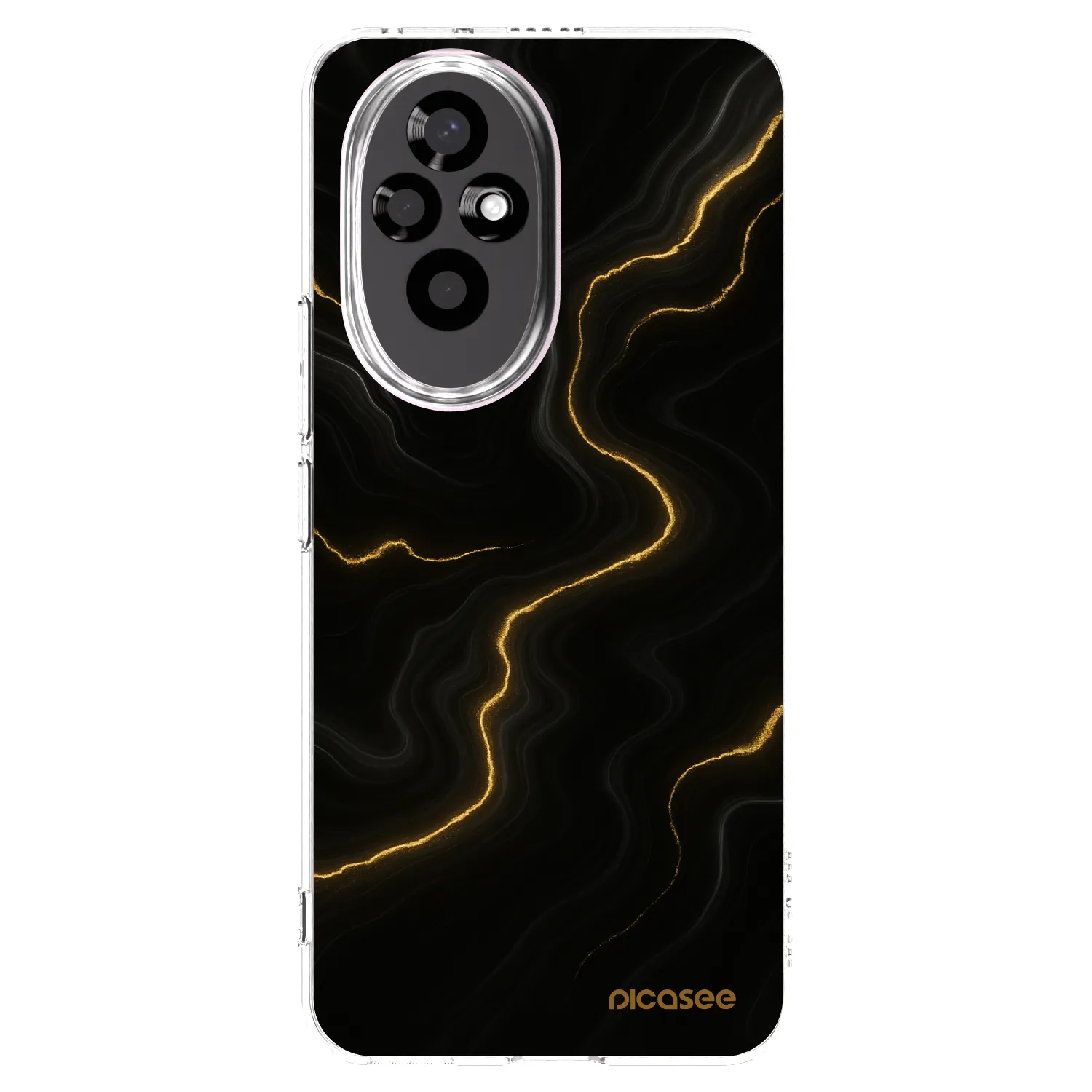 Picasee silikonski prozorni ovitek za Honor 200 Pro 5G - Thunder