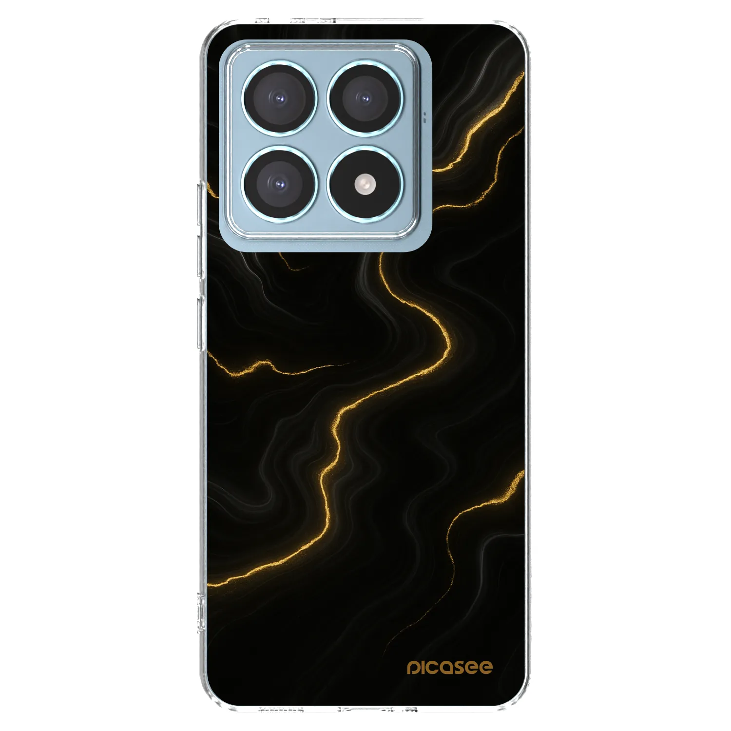 Picasee silikonski prozorni ovitek za Xiaomi 14T Pro - Thunder