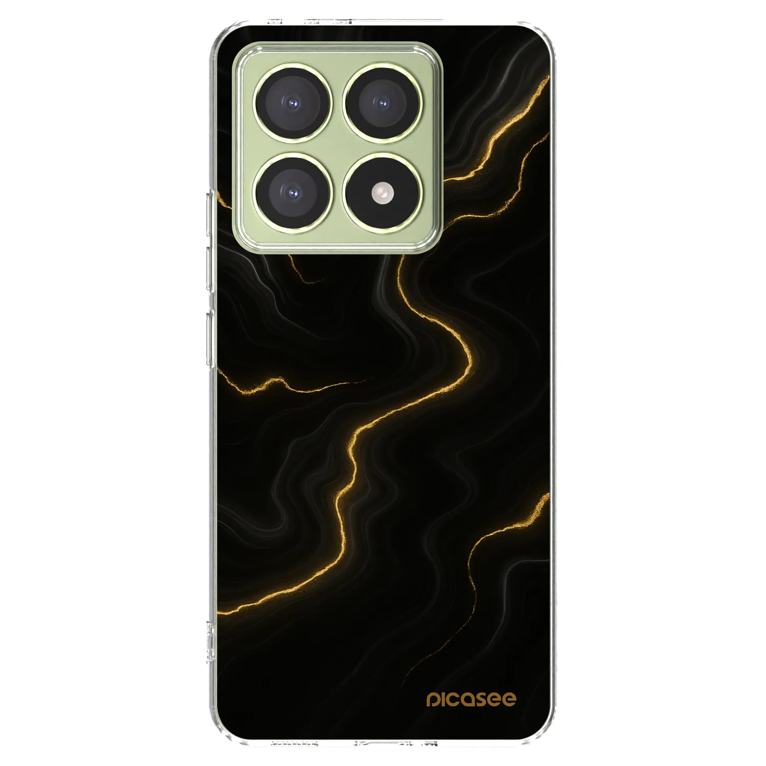 Picasee silikonski prozorni ovitek za Xiaomi 14T - Thunder