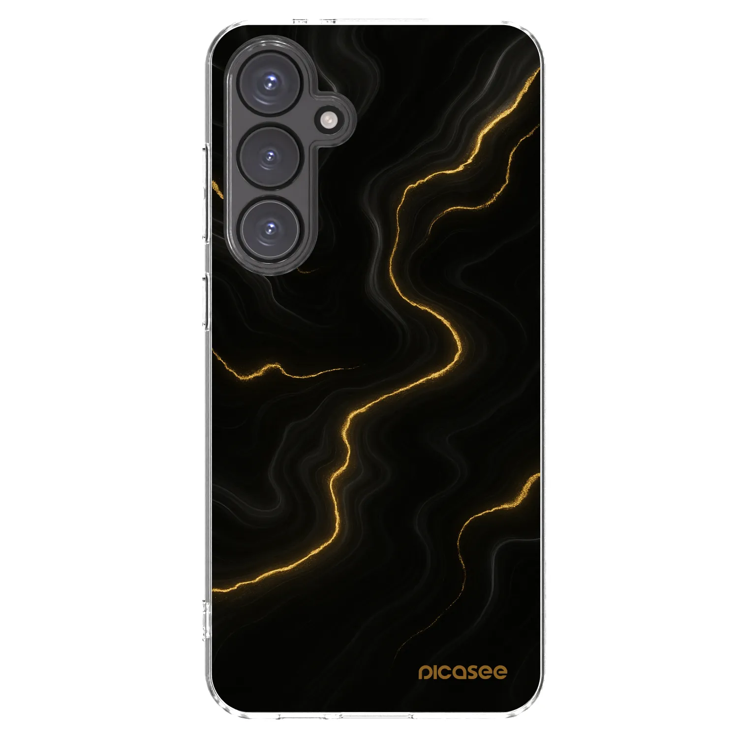 Picasee silikonski prozorni ovitek za Samsung Galaxy S24 FE S721B - Thunder