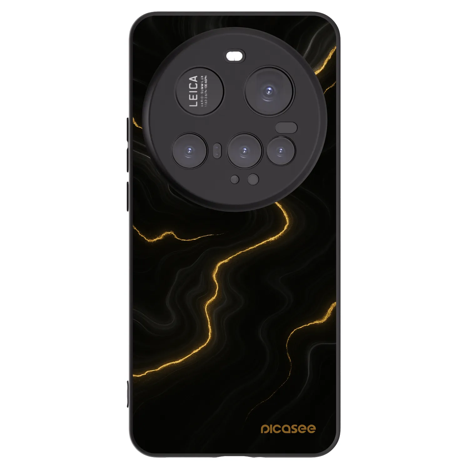 Picasee silikonski črni ovitek za Xiaomi 15 Ultra - Thunder