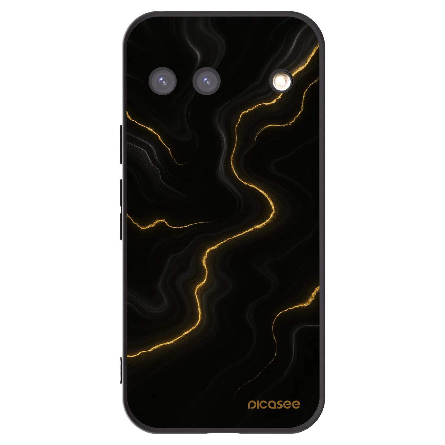 Picasee silikonski črni ovitek za Google Pixel 9 - Thunder