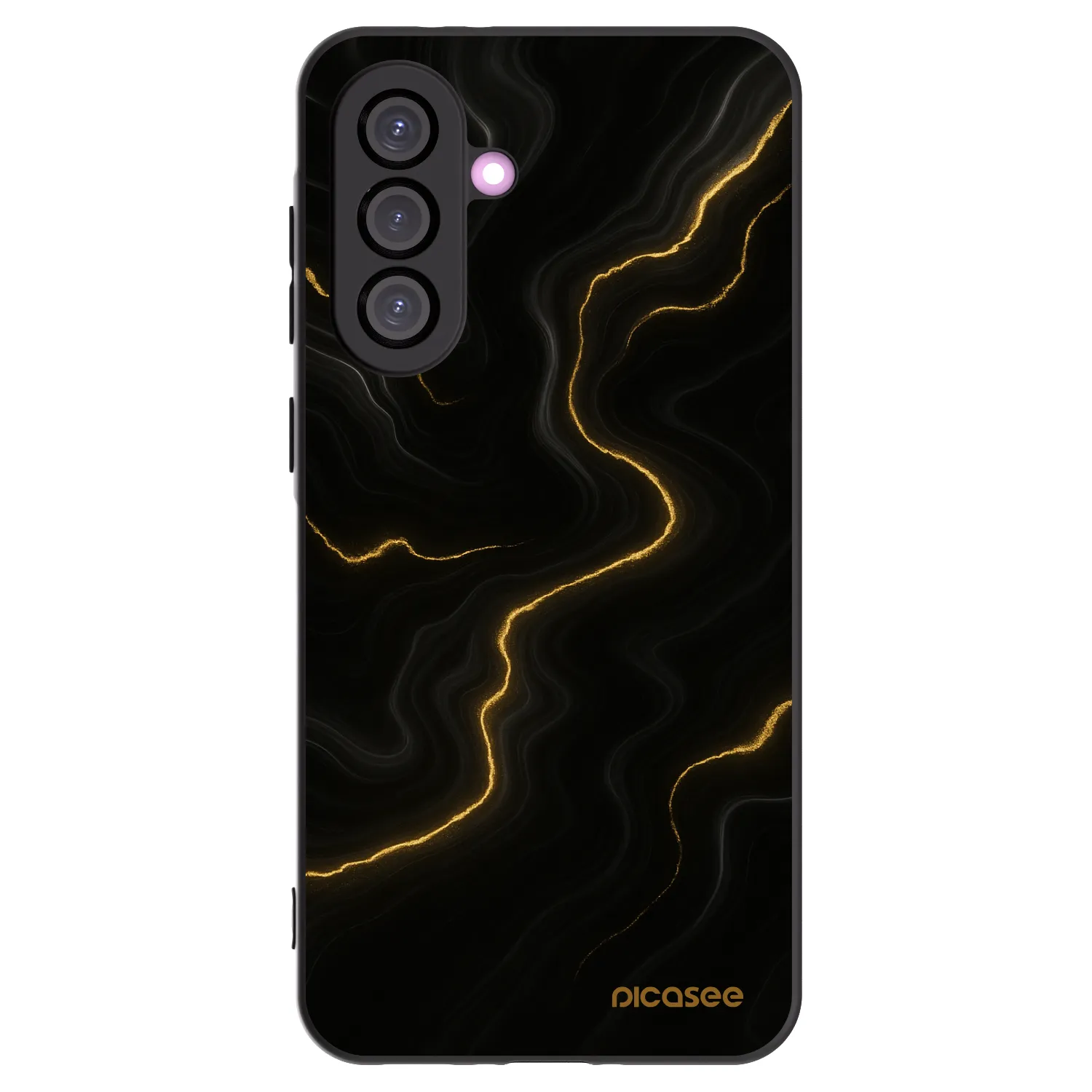 Picasee silikonski črni ovitek za Samsung Galaxy A36 5G - Thunder