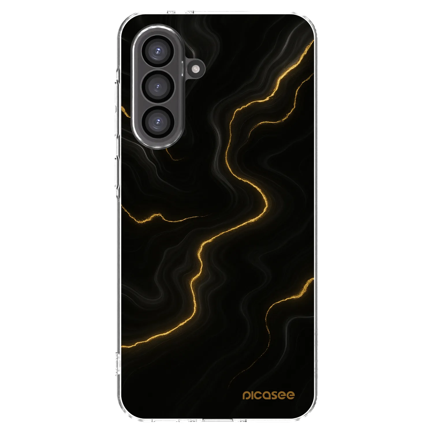 Picasee silikonski prozorni ovitek za Samsung Galaxy A36 5G - Thunder