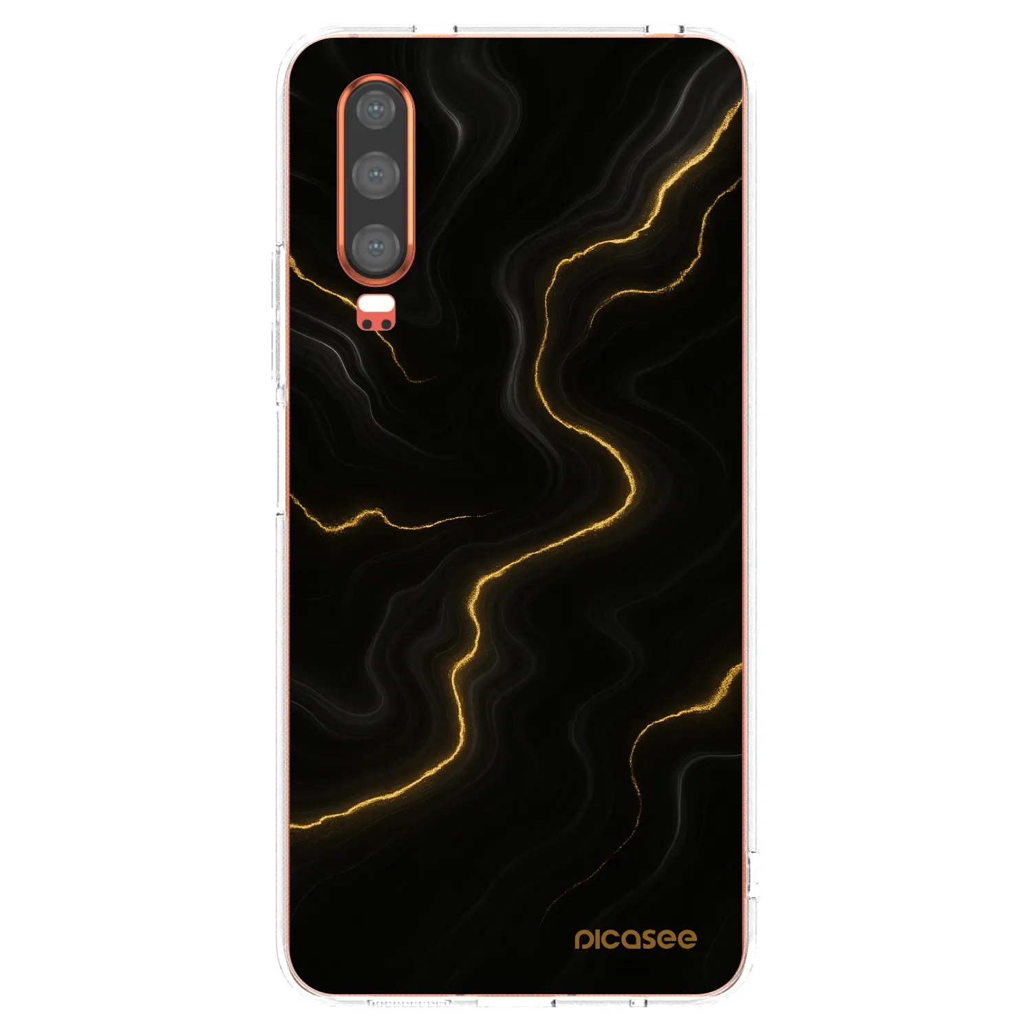 Picasee silikonski prozorni ovitek za Huawei P30 - Thunder