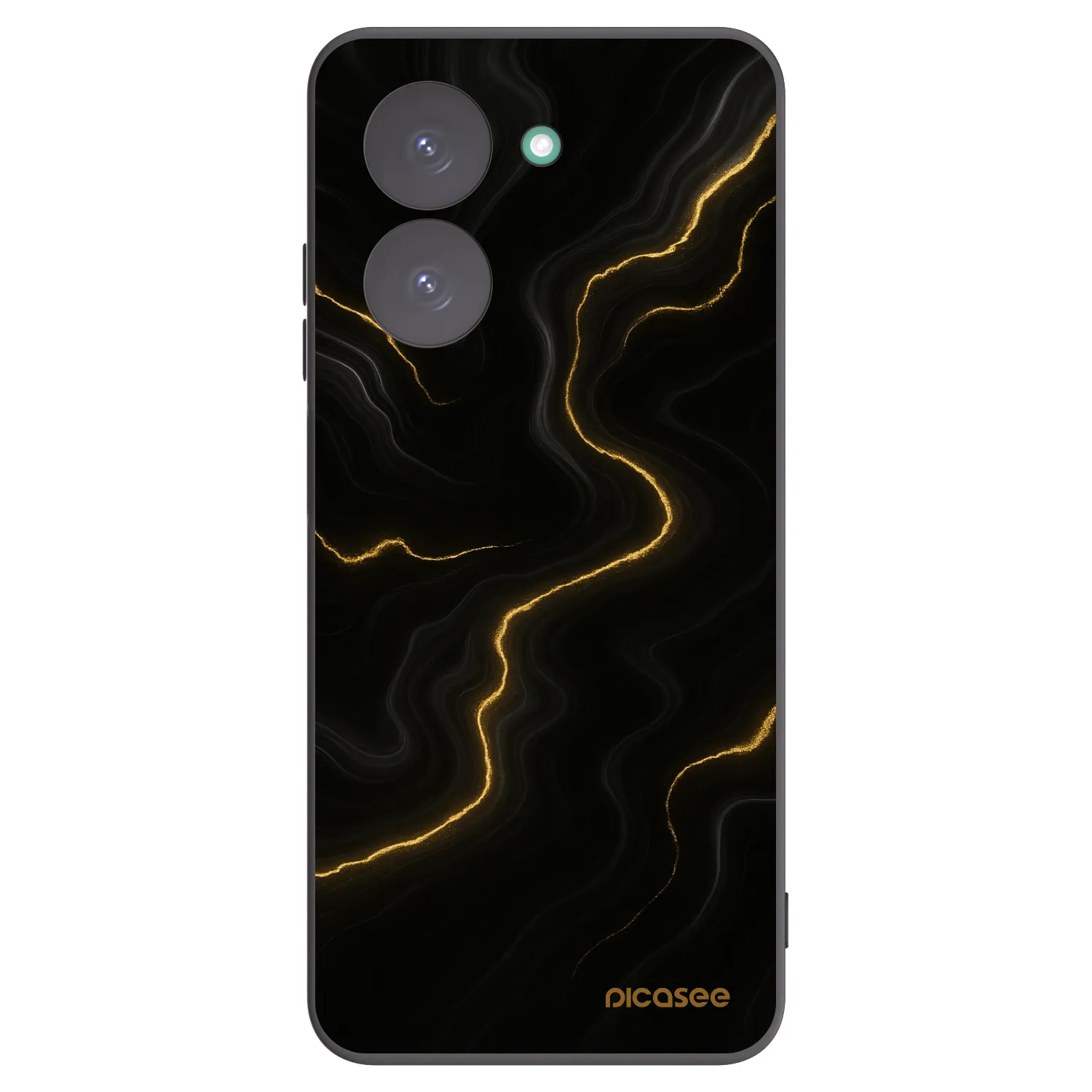 Picasee silikonski črni ovitek za Xiaomi Redmi A5 - Thunder