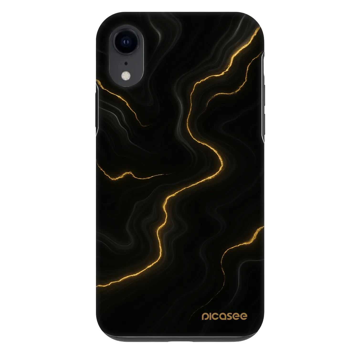 Picasee Fashion Case za Apple iPhone XR - Thunder