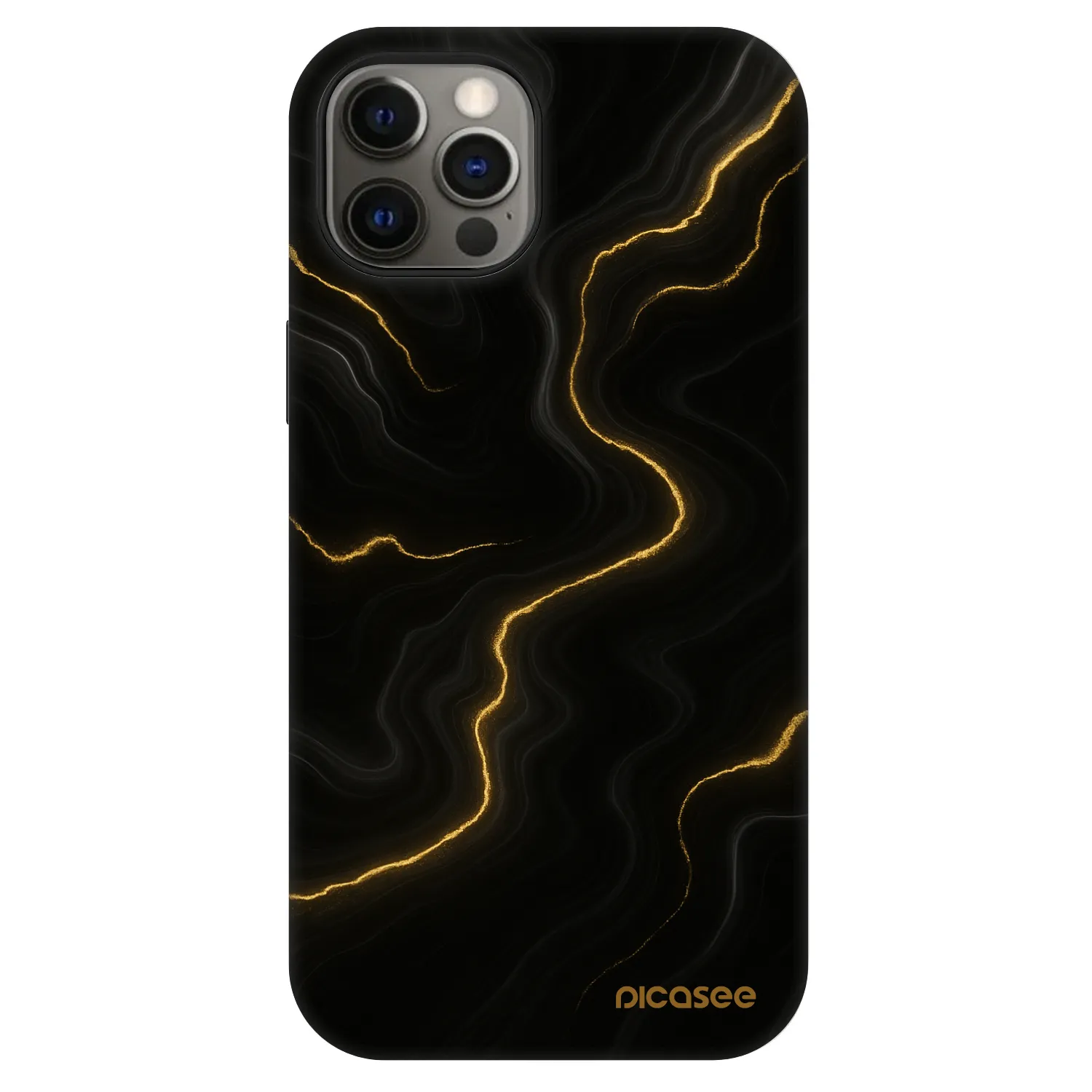 Picasee Fashion Case MagSafe za Apple iPhone 12 Pro - Thunder