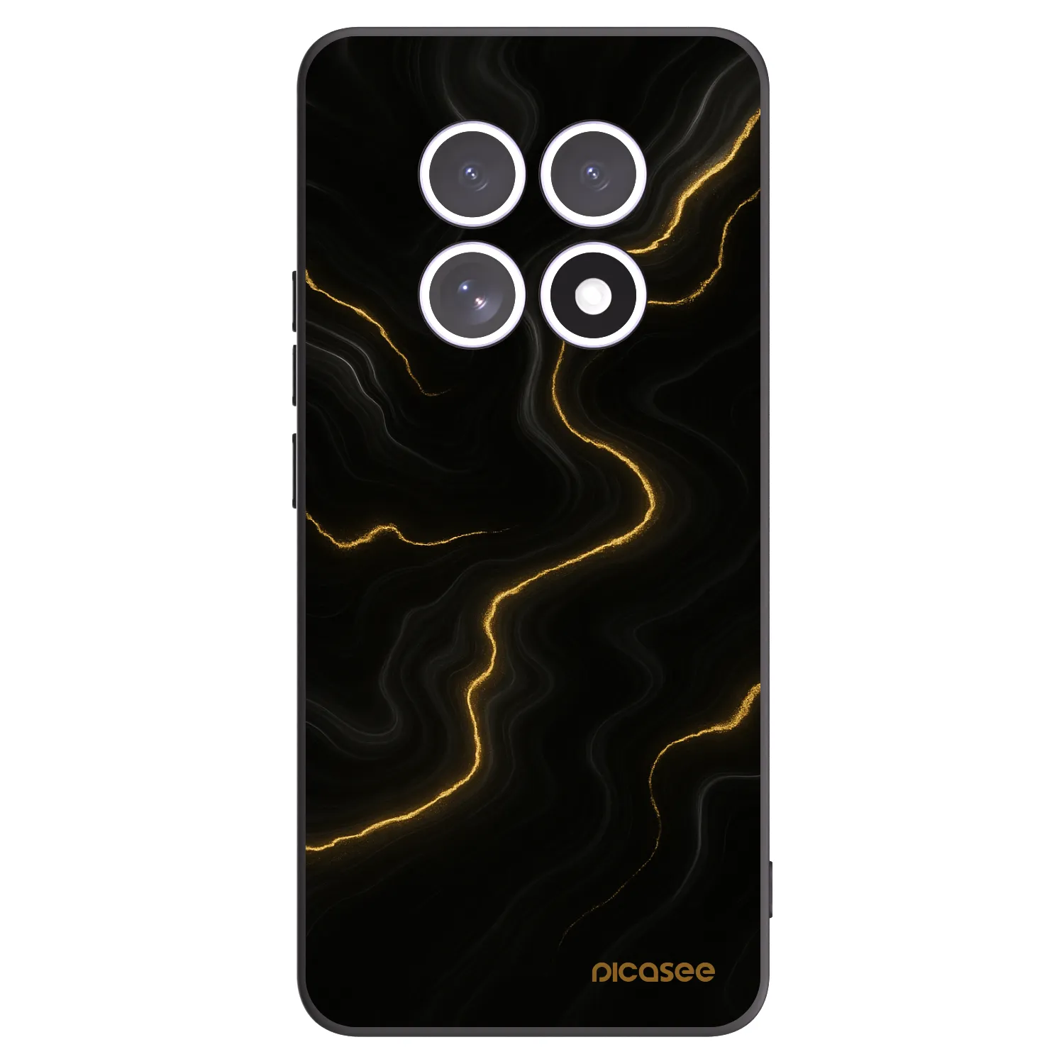 Picasee silikonski črni ovitek za Xiaomi Redmi Note 15 - Thunder