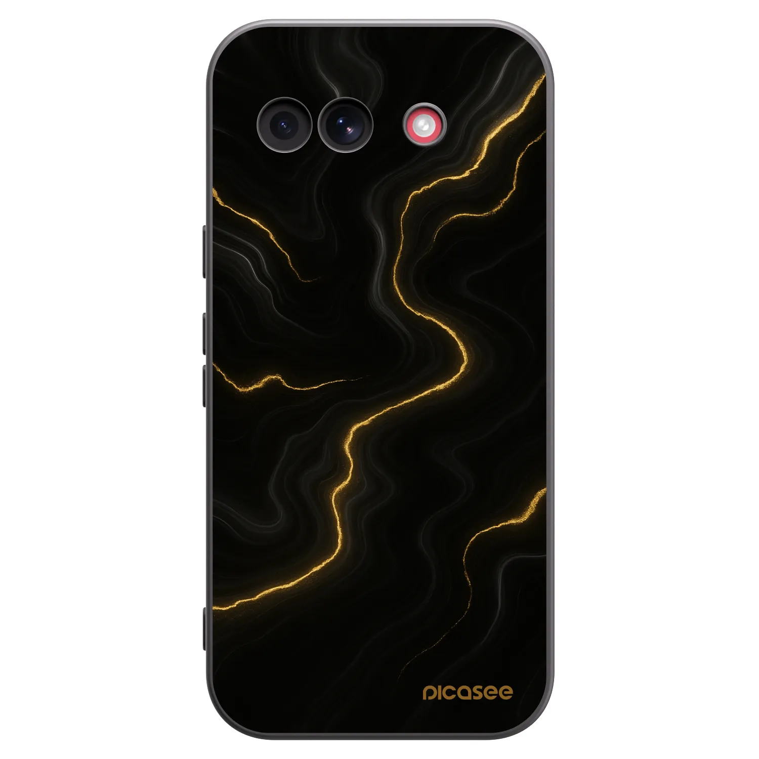 Picasee silikonski črni ovitek za Google Pixel 10a - Thunder