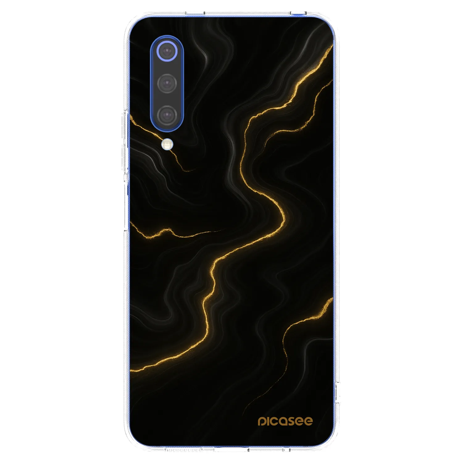 Picasee silikonski prozorni ovitek za Xiaomi Mi 9 SE - Thunder