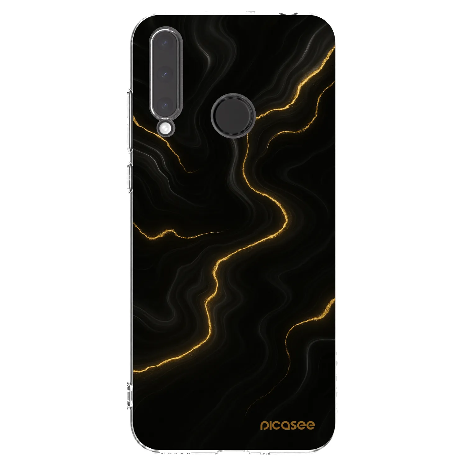 Picasee silikonski prozorni ovitek za Honor 20 Lite - Thunder