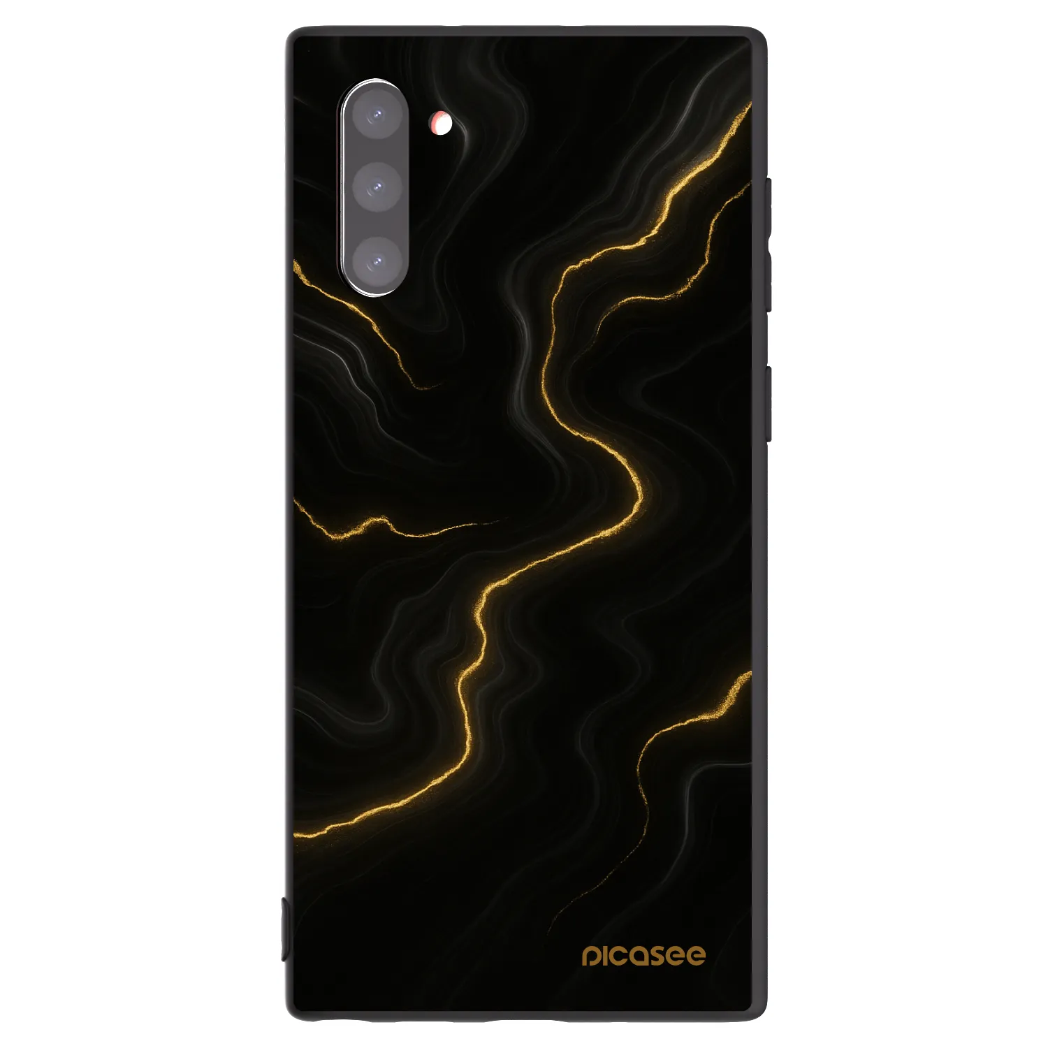 Picasee silikonski črni ovitek za Samsung Galaxy Note 10 N970F - Thunder