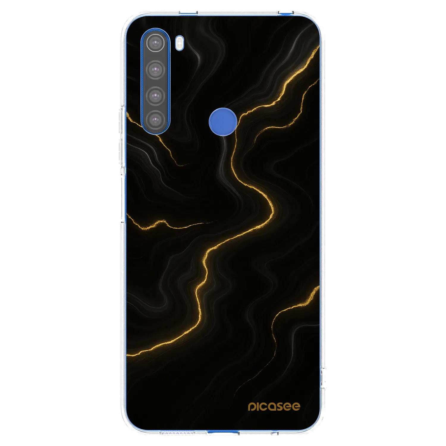 Picasee silikonski prozorni ovitek za Xiaomi Redmi Note 8T - Thunder