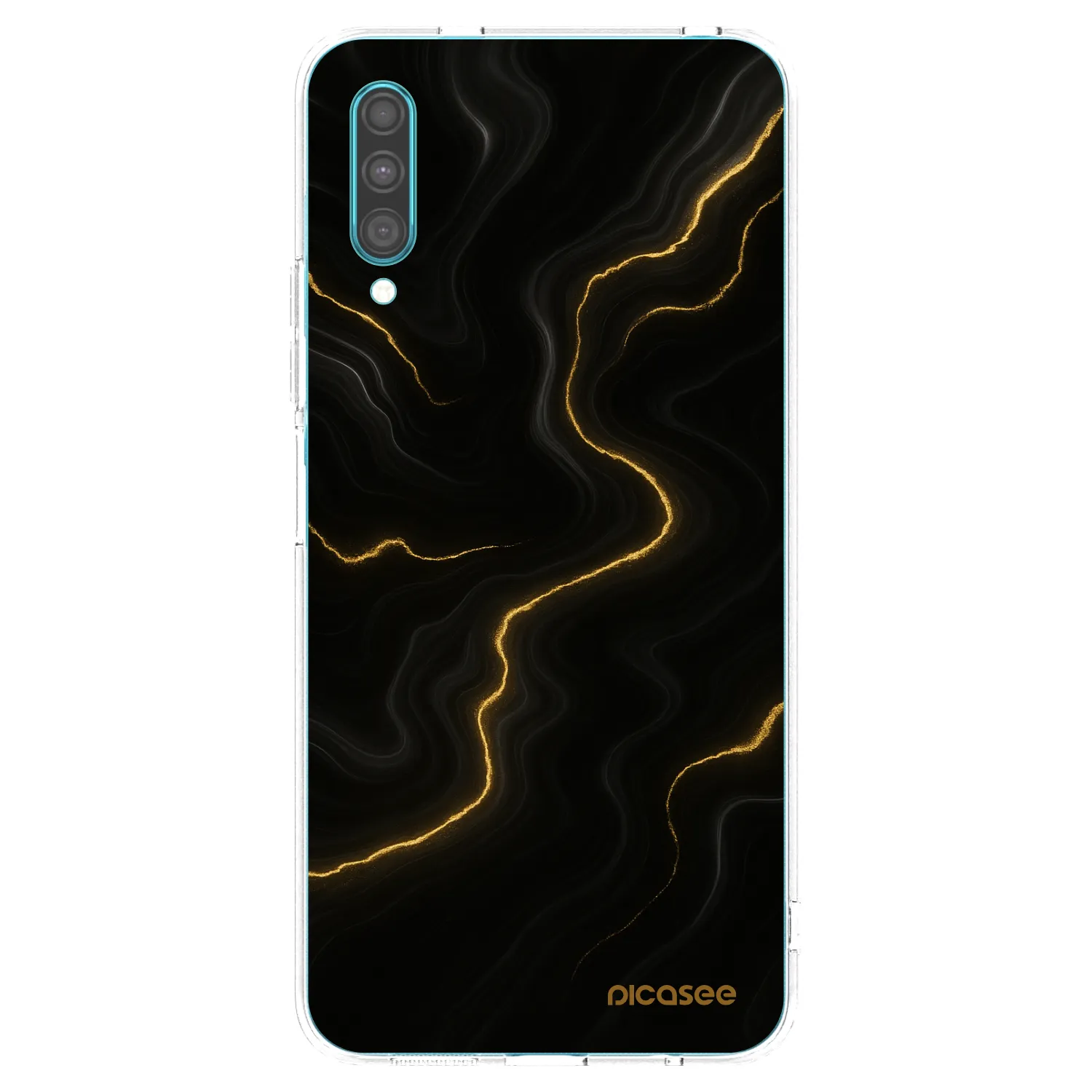 Picasee silikonski prozorni ovitek za Samsung Galaxy A30s A307F - Thunder