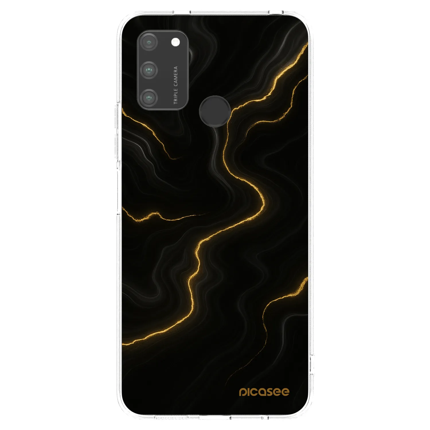 Picasee silikonski prozorni ovitek za Honor 9A - Thunder