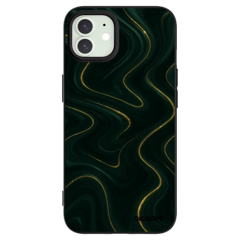 Picasee silikonski črni ovitek za Apple iPhone 12 - Vawes