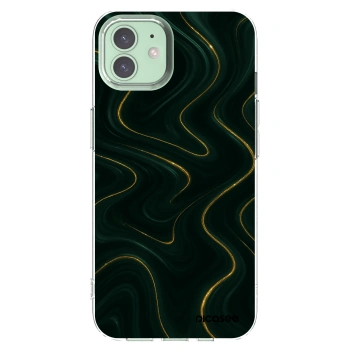 Picasee silikonski prozorni ovitek za Apple iPhone 12 - Vawes