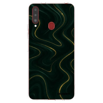 Picasee silikonski prozorni ovitek za Samsung Galaxy A20s - Vawes