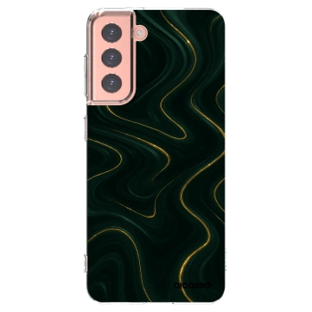 Picasee silikonski prozorni ovitek za Samsung Galaxy S21 5G G991B - Vawes