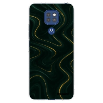 Picasee silikonski prozorni ovitek za Motorola Moto G9 Play - Vawes