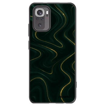 Picasee silikonski črni ovitek za Xiaomi Redmi Note 10 - Vawes