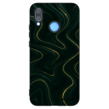 Picasee silikonski črni ovitek za Huawei P20 Lite - Vawes