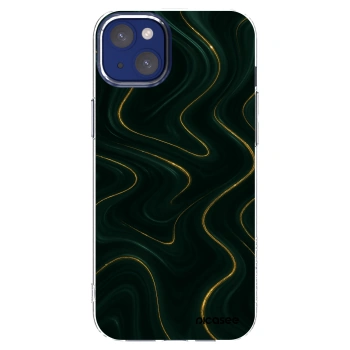 Picasee silikonski prozorni ovitek za Apple iPhone 14 Plus - Vawes