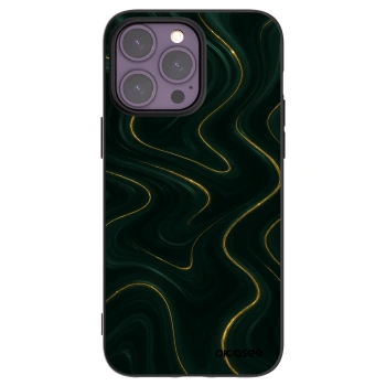 Picasee silikonski črni ovitek za Apple iPhone 14 Pro Max - Vawes