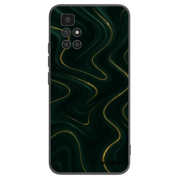 Picasee silikonski črni ovitek za Xiaomi Redmi 10 (2022) - Vawes