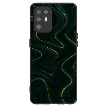 Picasee silikonski črni ovitek za OPPO A94 5G - Vawes