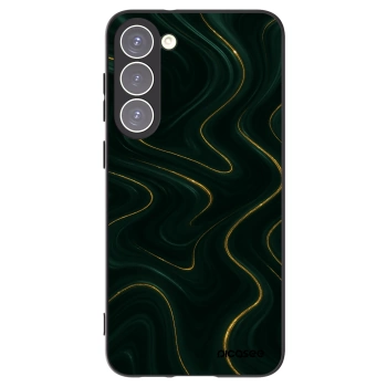 Picasee silikonski črni ovitek za Samsung Galaxy S23+ 5G - Vawes