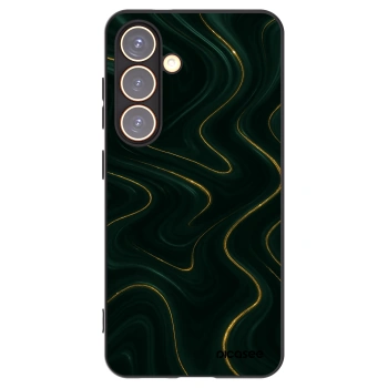 Picasee silikonski črni ovitek za Samsung Galaxy S24 S921B 5G - Vawes