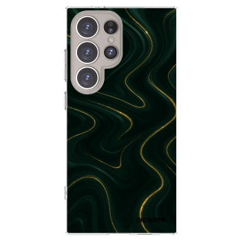 Picasee silikonski prozorni ovitek za Samsung Galaxy S24 Ultra S928B 5G - Vawes