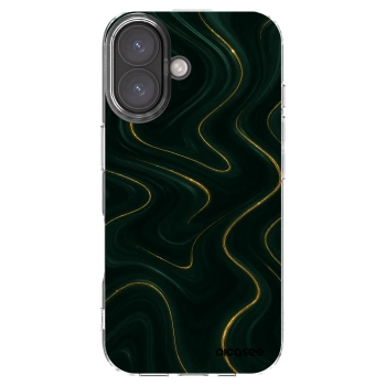 Picasee silikonski prozorni ovitek za Apple iPhone 16 - Vawes