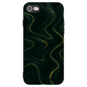 Picasee silikonski črni ovitek za Apple iPhone 8 - Vawes