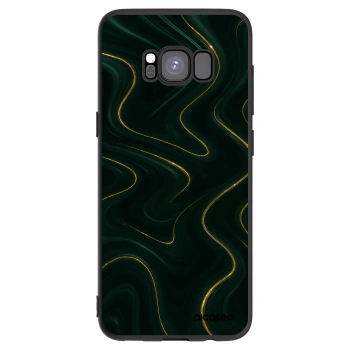 Picasee silikonski črni ovitek za Samsung Galaxy S8 G950F - Vawes