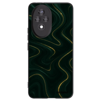 Picasee silikonski črni ovitek za Honor 200 Pro 5G - Vawes