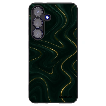 Picasee silikonski črni ovitek za Samsung Galaxy S25 5G - Vawes