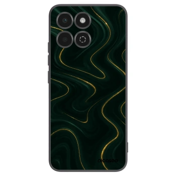Picasee silikonski črni ovitek za Honor 200 Smart 5G - Vawes