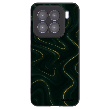 Picasee silikonski črni ovitek za Xiaomi 15 - Vawes