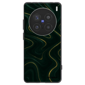 Picasee silikonski črni ovitek za Vivo X200 Pro - Vawes