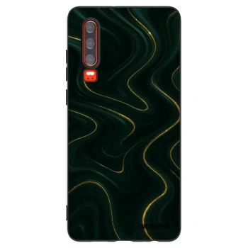 Picasee silikonski črni ovitek za Huawei P30 - Vawes
