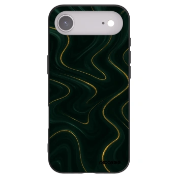 Picasee silikonski črni ovitek za Apple iPhone Air - Vawes