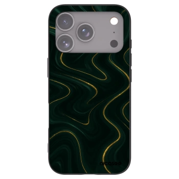 Picasee silikonski črni ovitek za Apple iPhone 17 Pro - Vawes