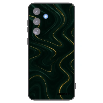 Picasee silikonski črni ovitek za Samsung Galaxy S25 FE 5G - Vawes