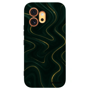 Picasee silikonski črni ovitek za Honor 600 - Vawes